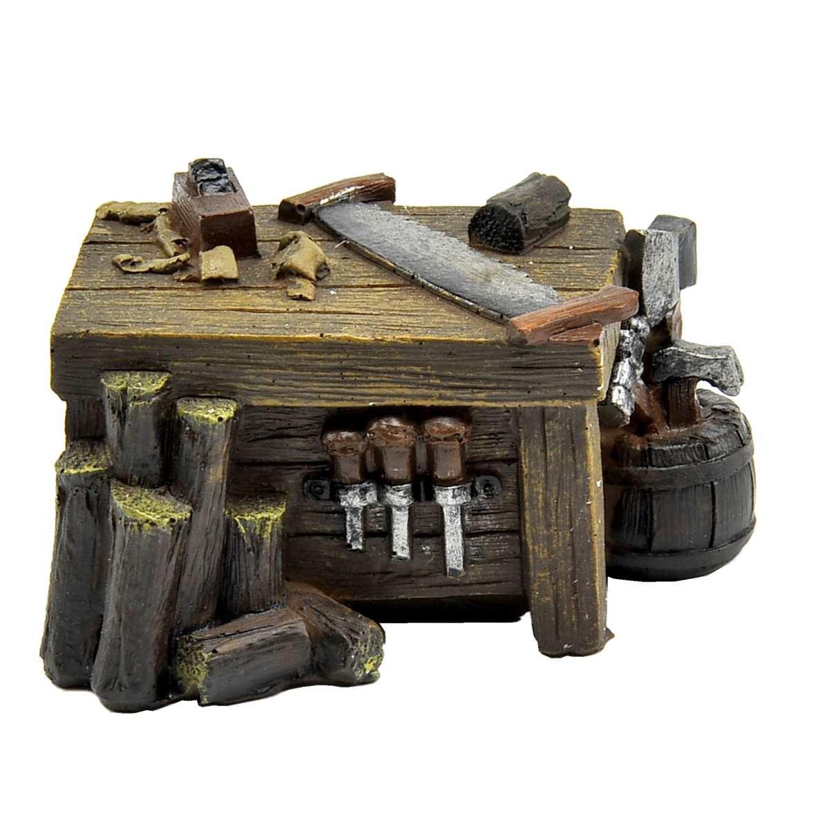 Statua presepe 13 cm falegnami banco