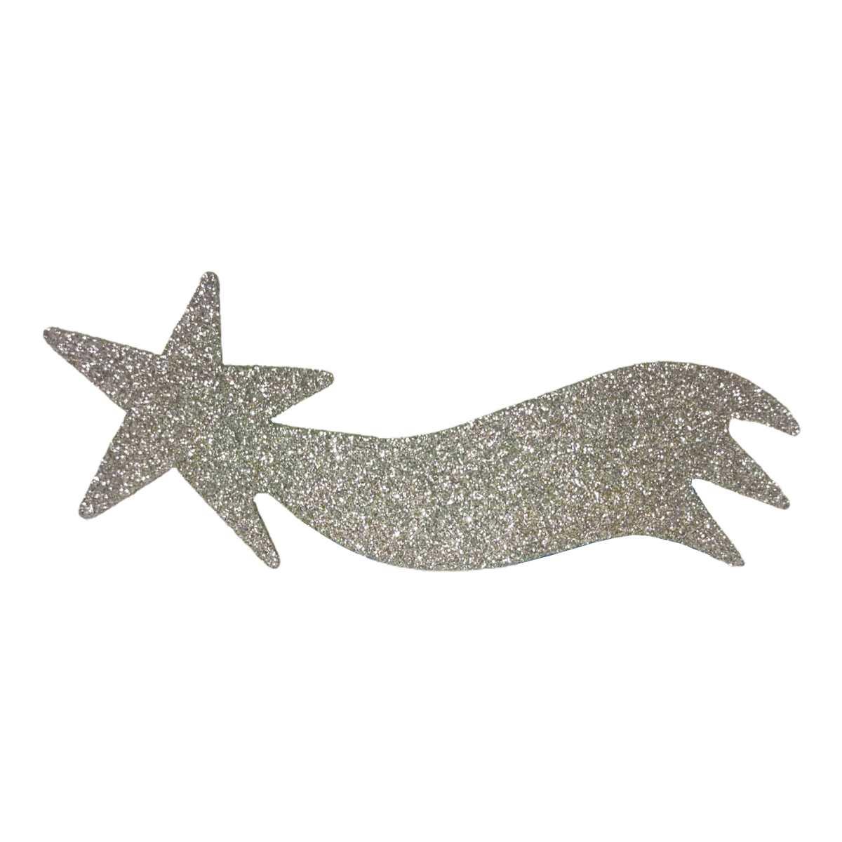 Stella presepe cometa argento