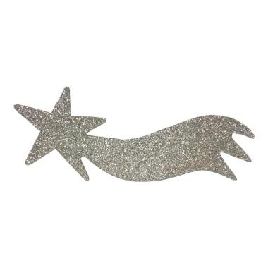 Stella presepe cometa argento