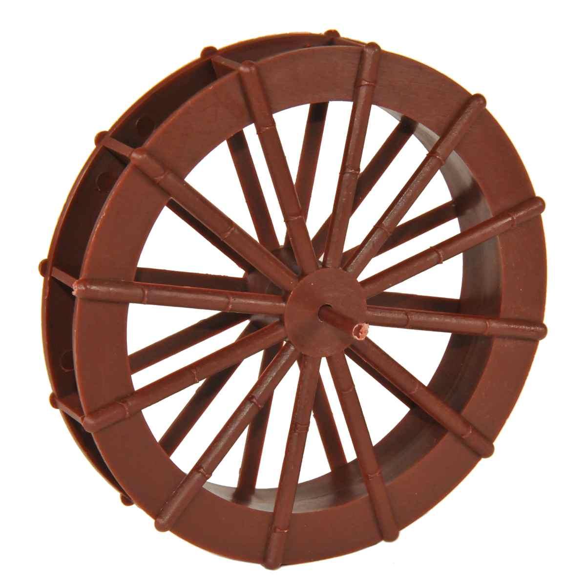 Ruota presepe mulino acqua marrone