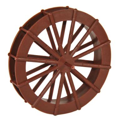 Ruota presepe mulino acqua marrone