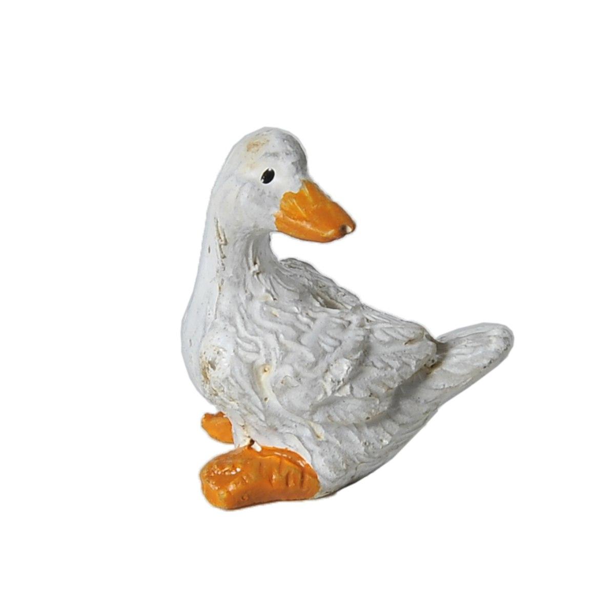 Papera presepe bianca in
