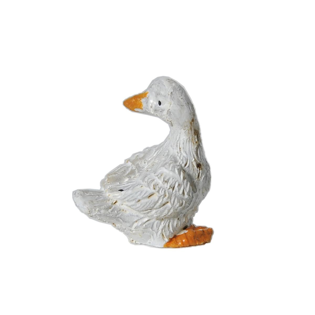 Papera presepe bianca in