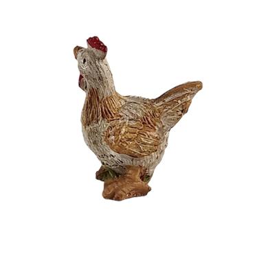 Statua presepe animale gallina