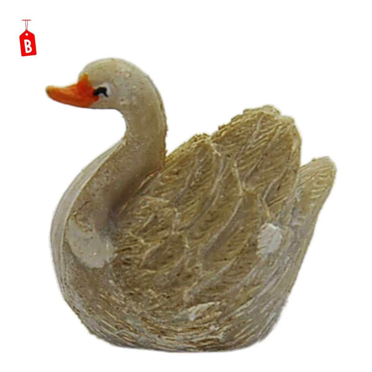 Cigno presepe bianco 2 cm