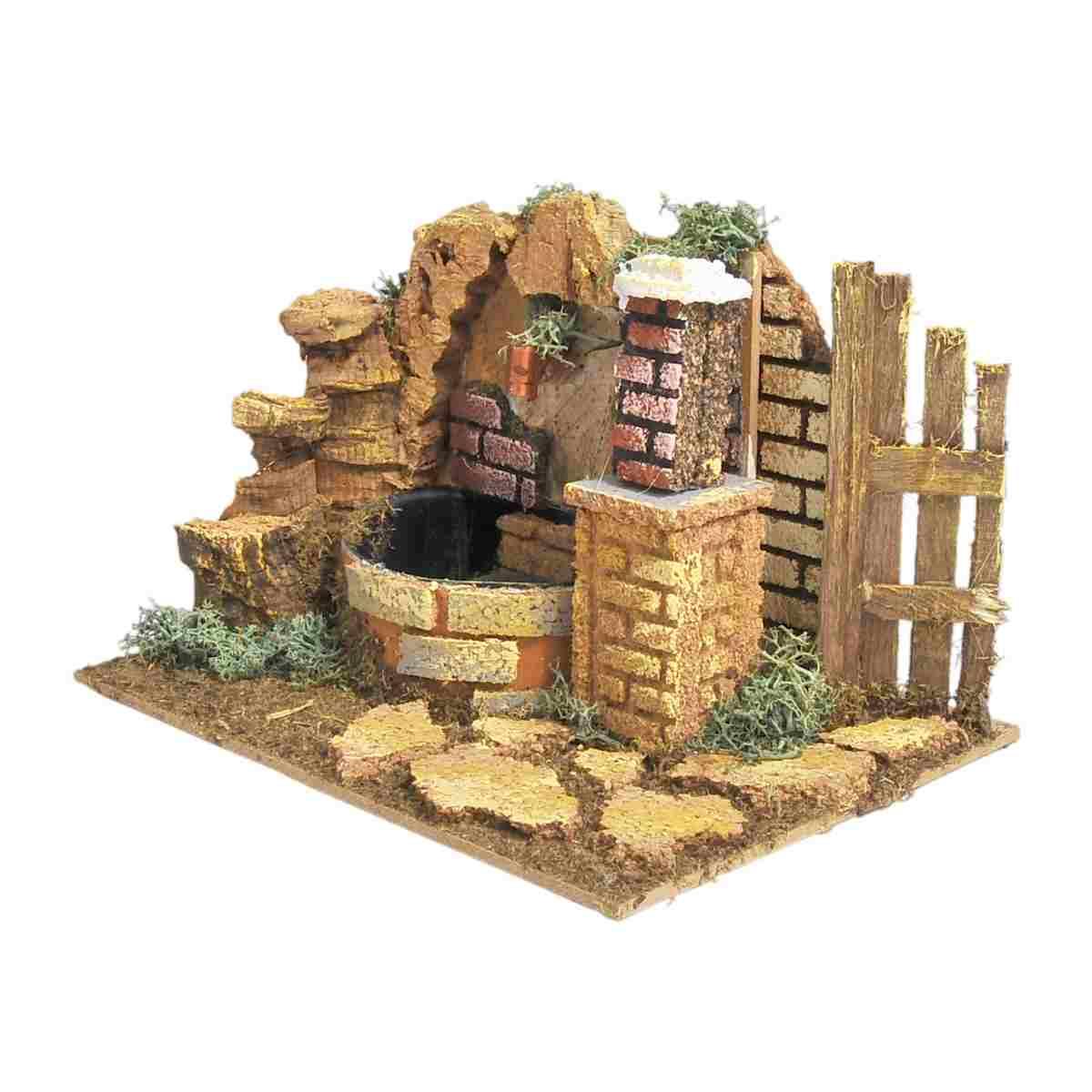 Fontana presepe elettrica 20 cm