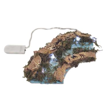 Curva presepe per fiume 5 luci led