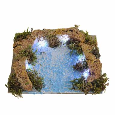 Finale presepe per fiume 5 luci led