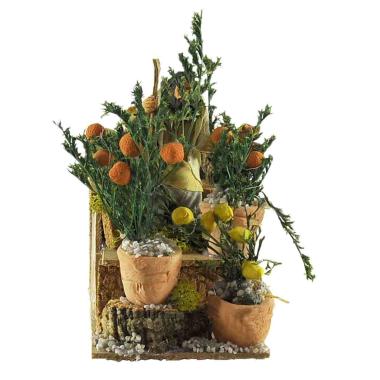 Statua presepe 10 cm movimento giardiniere