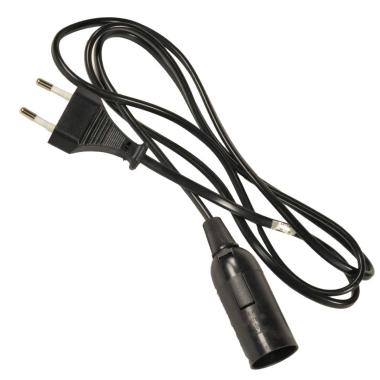 Cablaggio presepe e14 220v nero 150 cm