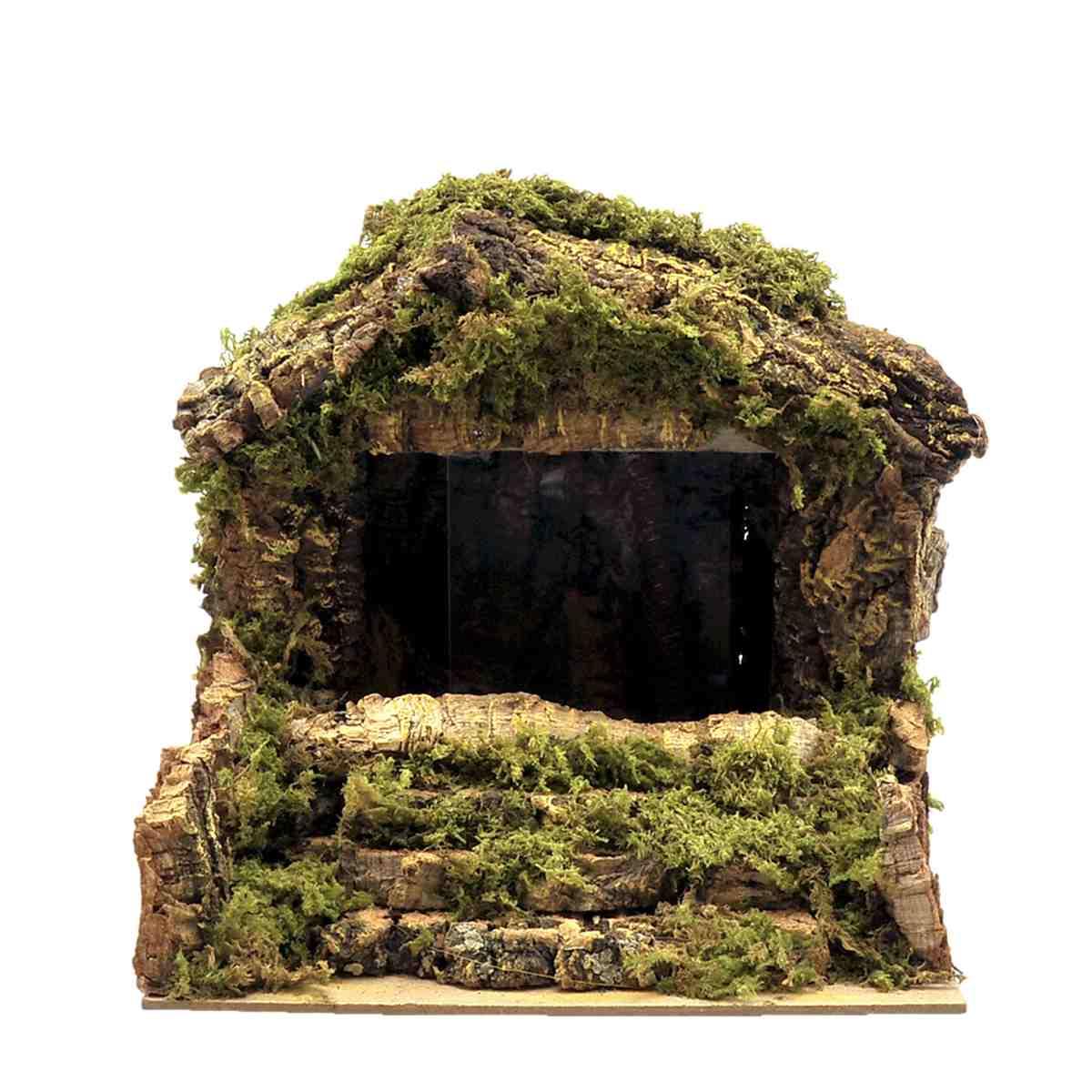 Cascata presepe elettrica acqua velo luci batteria modello a