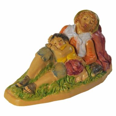 Statua presepe 10 cm dormiente bambino