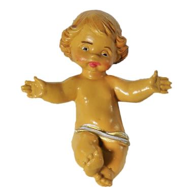 Statua presepe gesù bambino 12 senza culla modello m