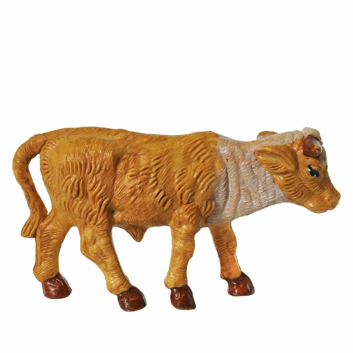 Statua presepe bue in piedi