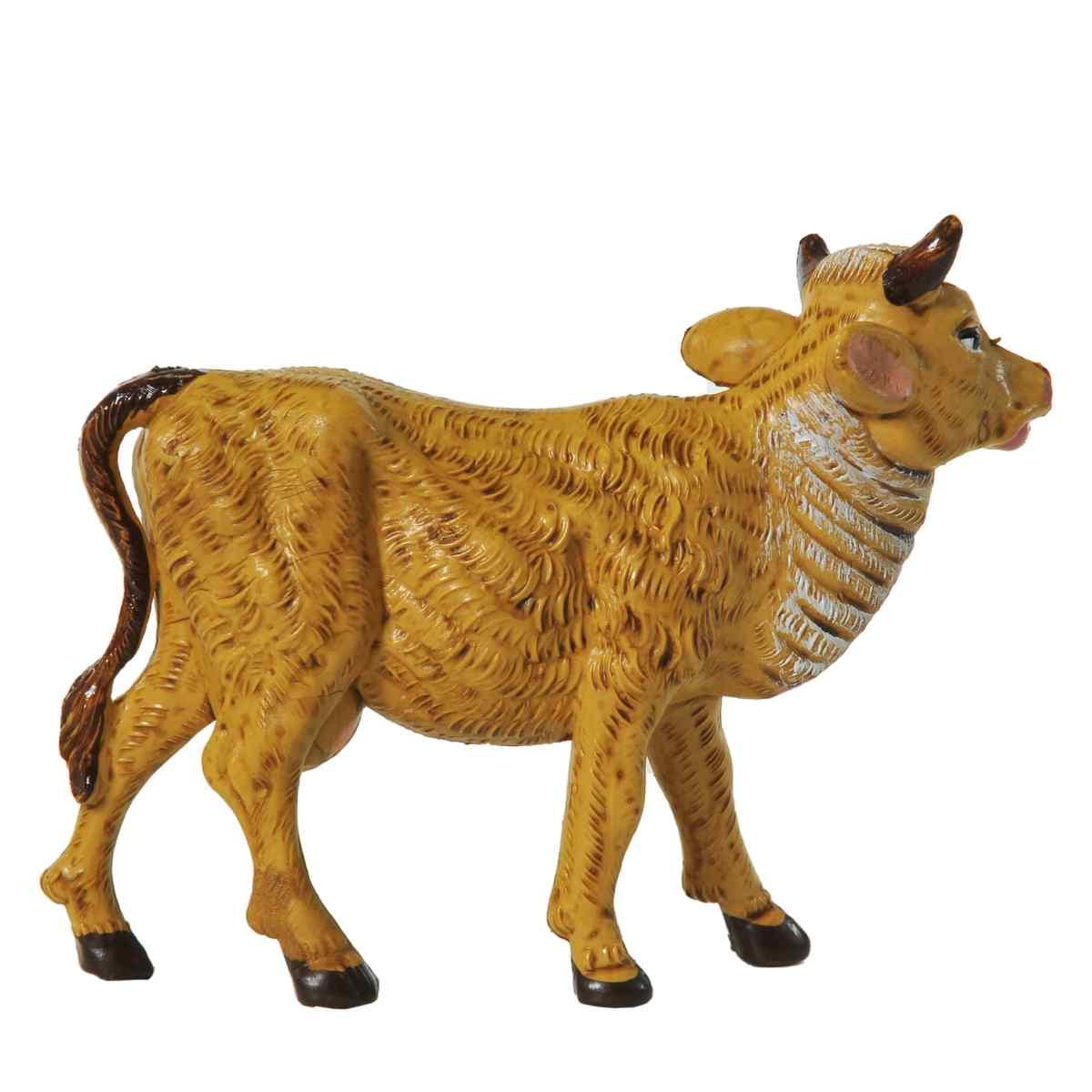 Statua presepe bue in piedi