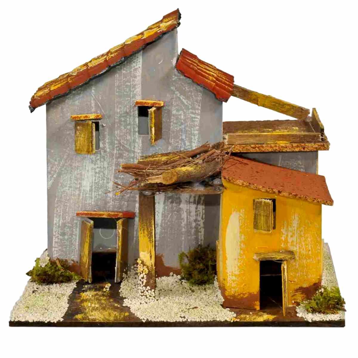 Casetta presepe doppia