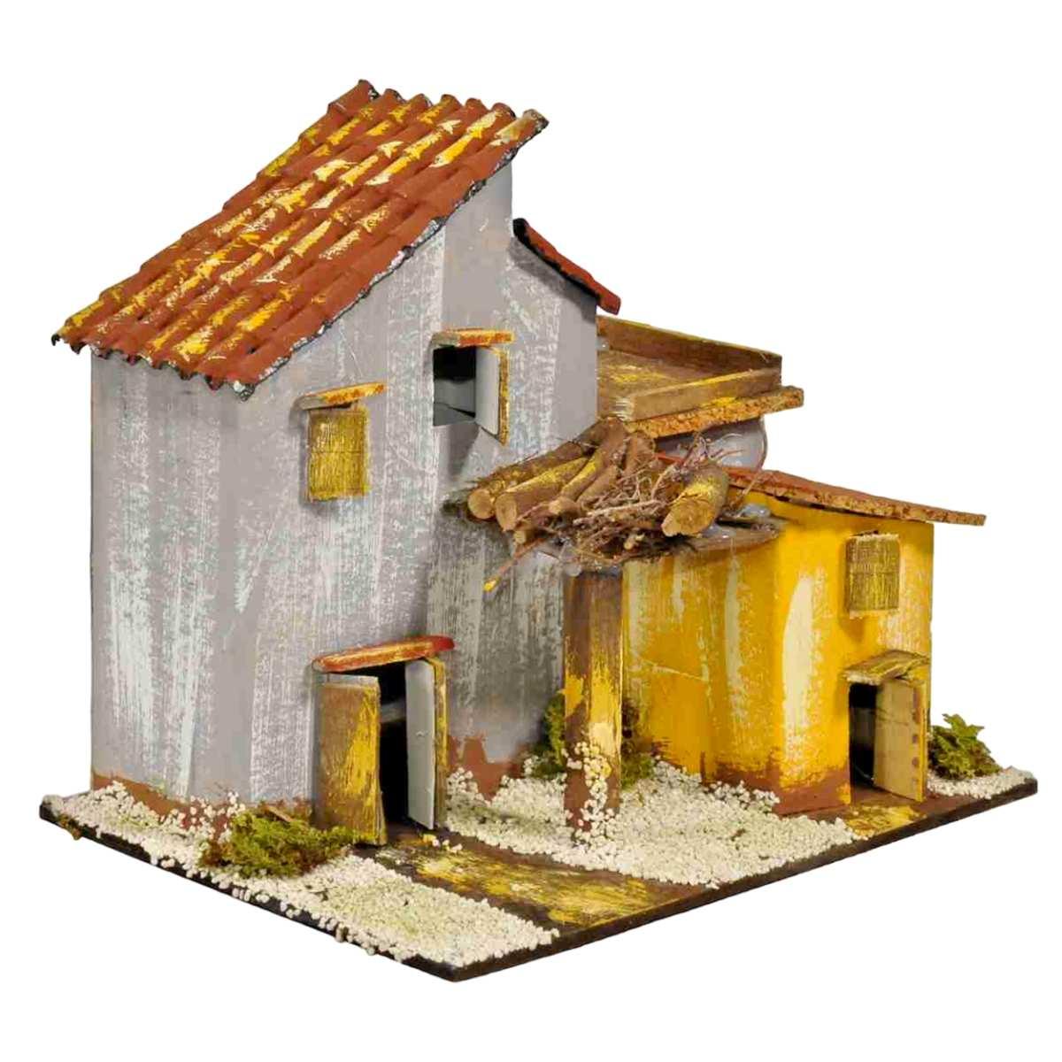 Casetta presepe doppia