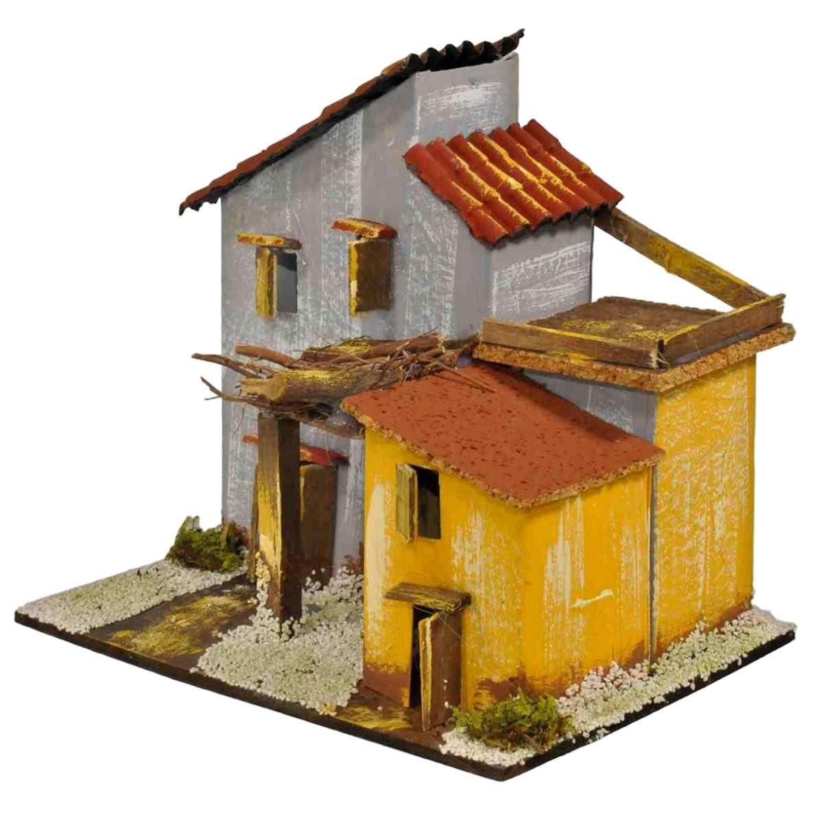 Casetta presepe doppia