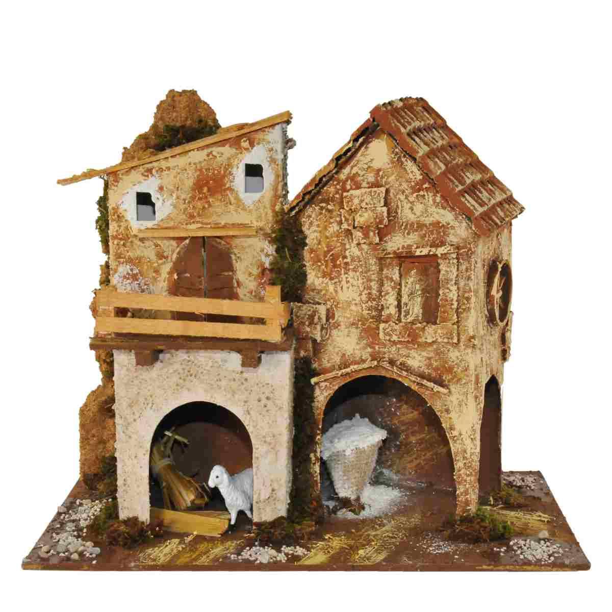 Casetta presepe stalla rimessaggio