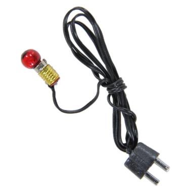 Cablaggio presepe e10 lampadina trasparente filo nero 3 5 modello v