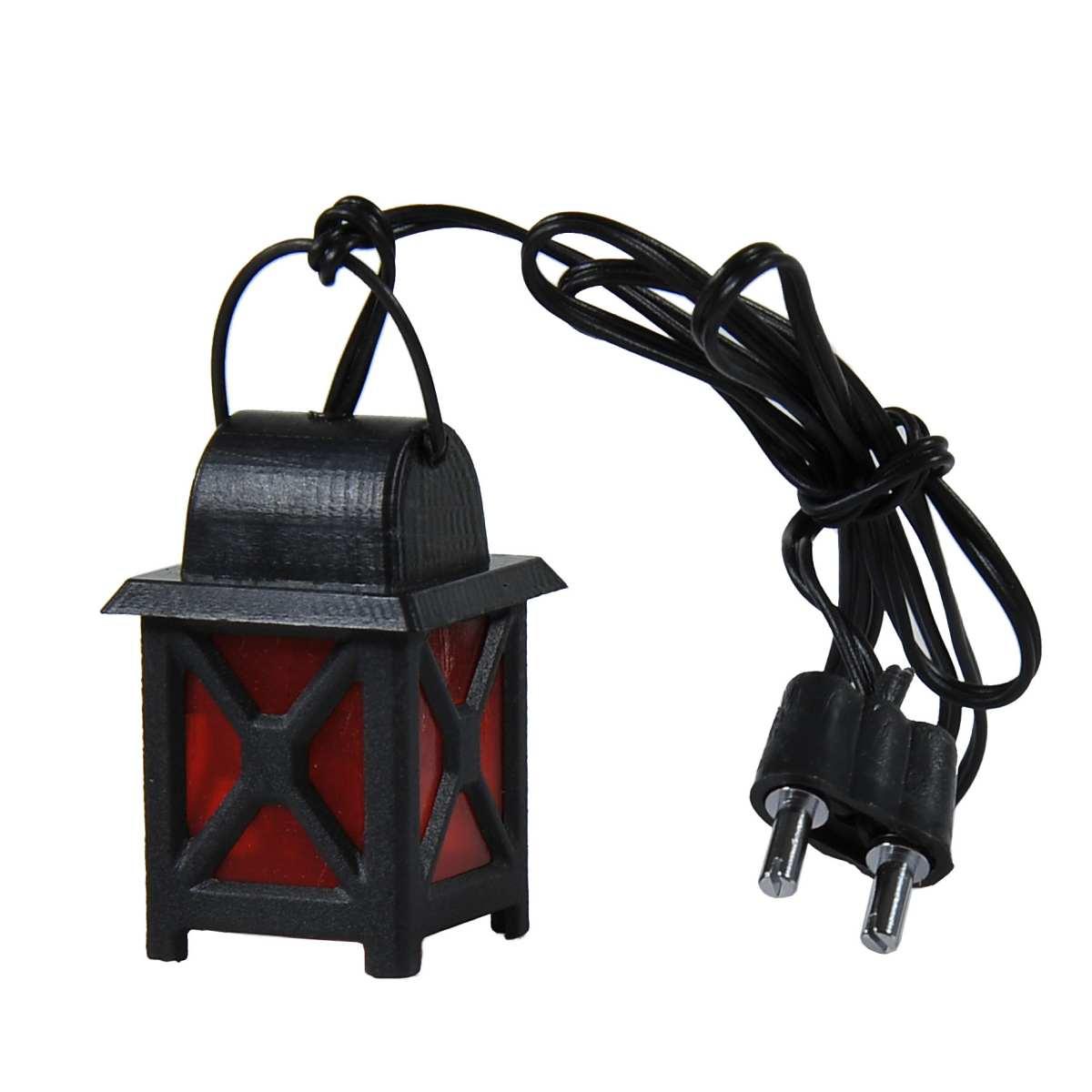 Lanterna presepe spina luce led rossa 3 5 4 modello v