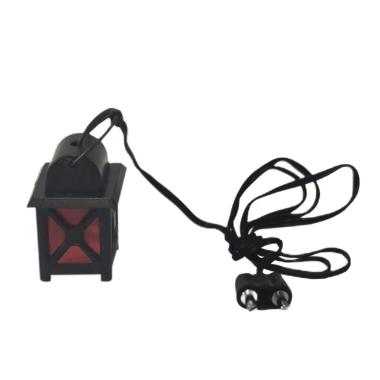 Lanterna presepe spina luce led rosso 3 5 modello v 2 cm