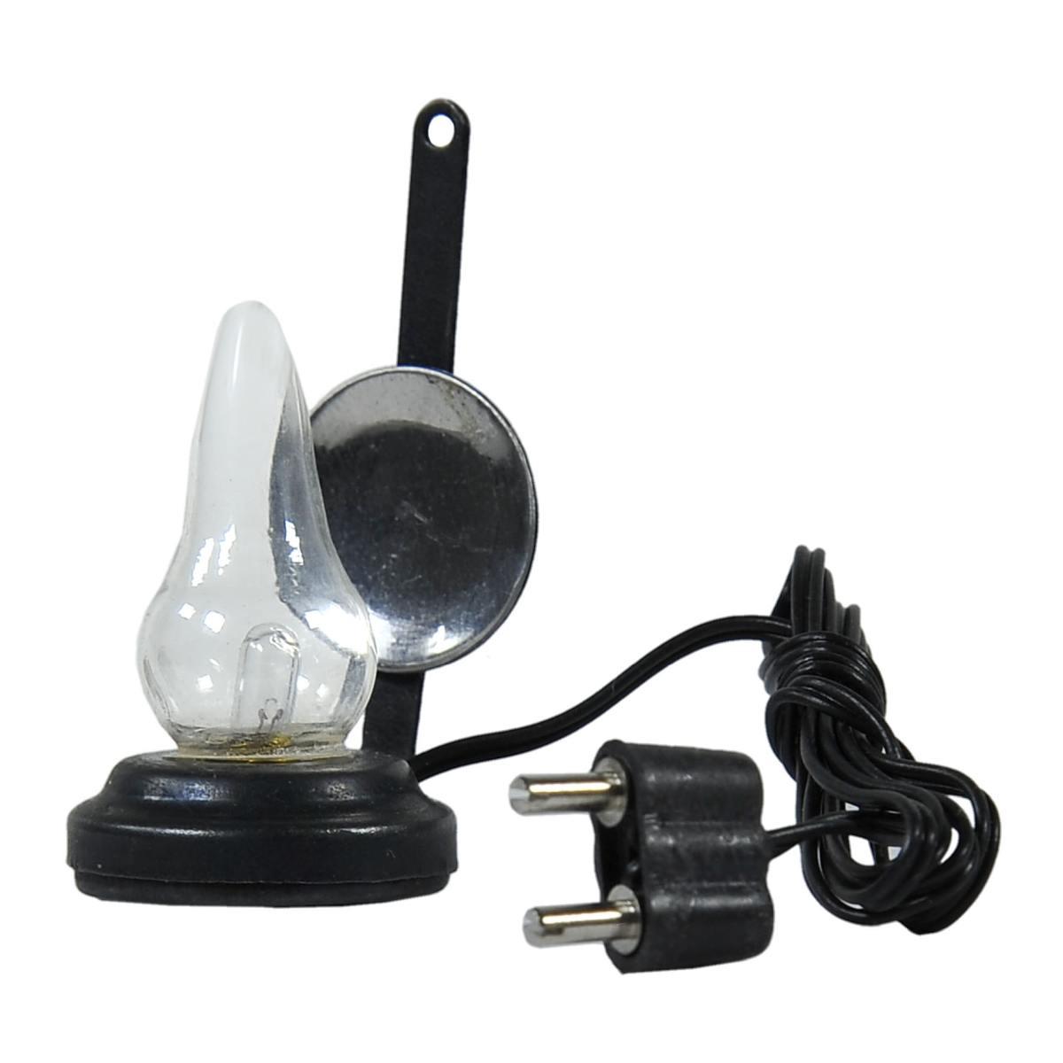 Lanterna presepe vetro spina luce led bianca 3 5 modello v 4 cm