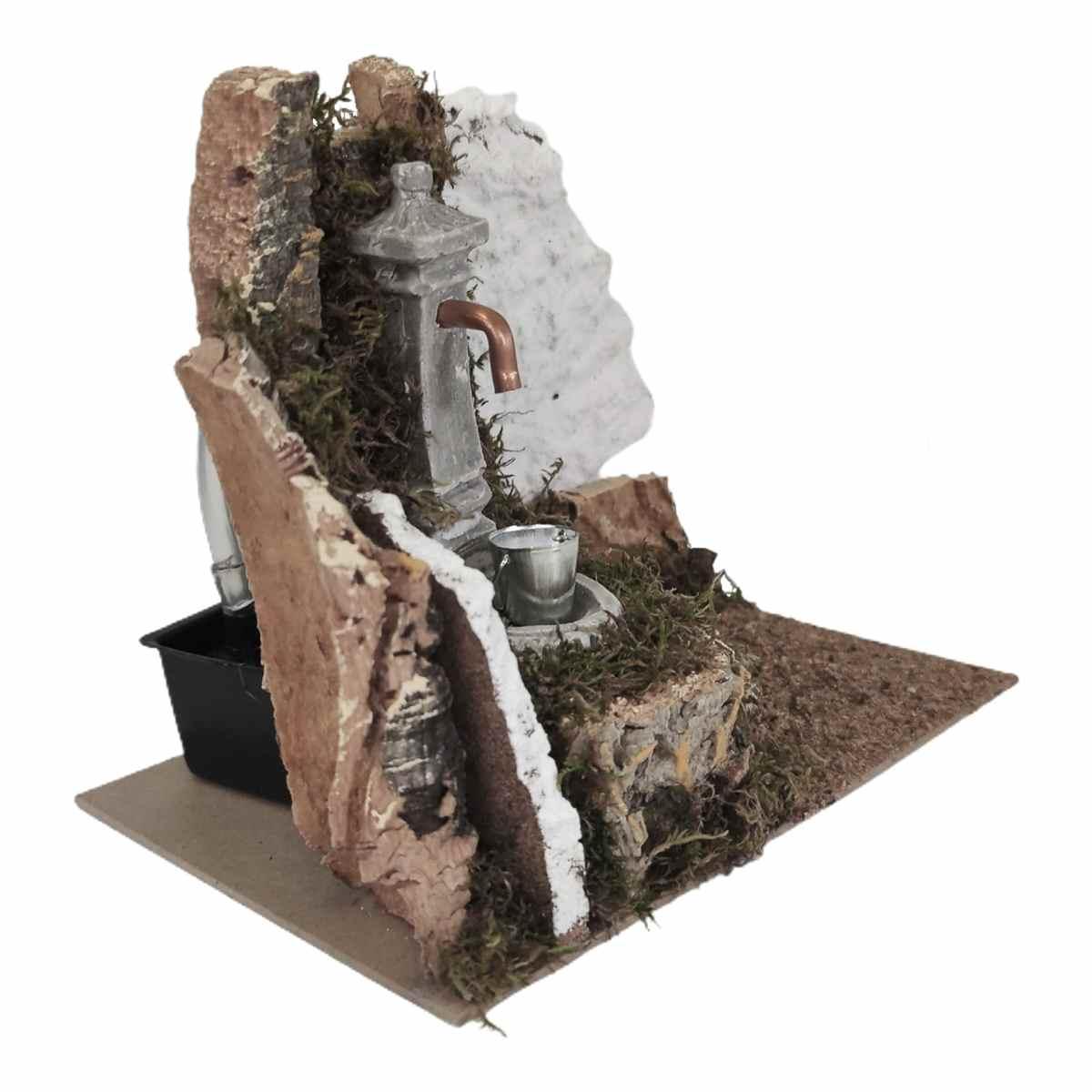 Fontana presepe elettrica