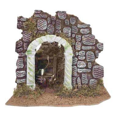 Ambientazione presepe arco pozzo