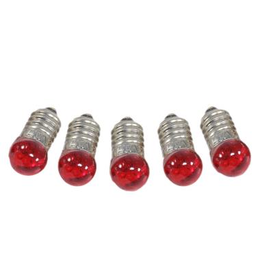 Lampadina presepe e10 rossa 3 5 modello v