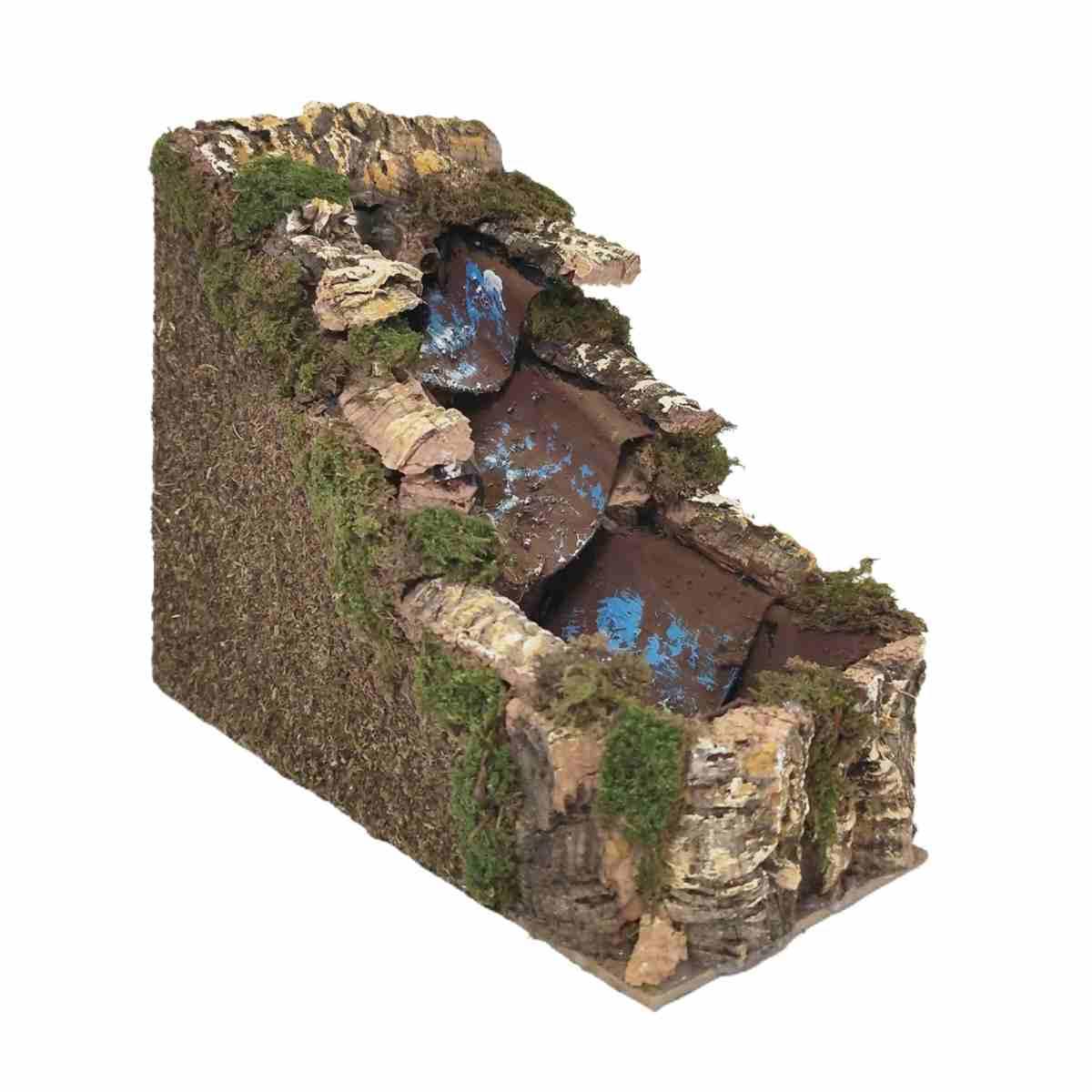 Cascata presepe elettrica acqua pompa modello a