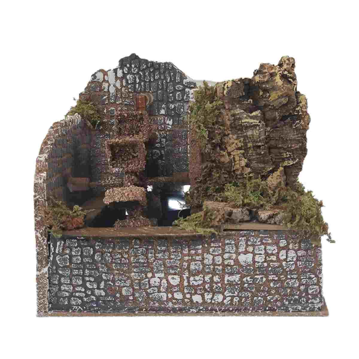 Mulino presepe acqua elettrico