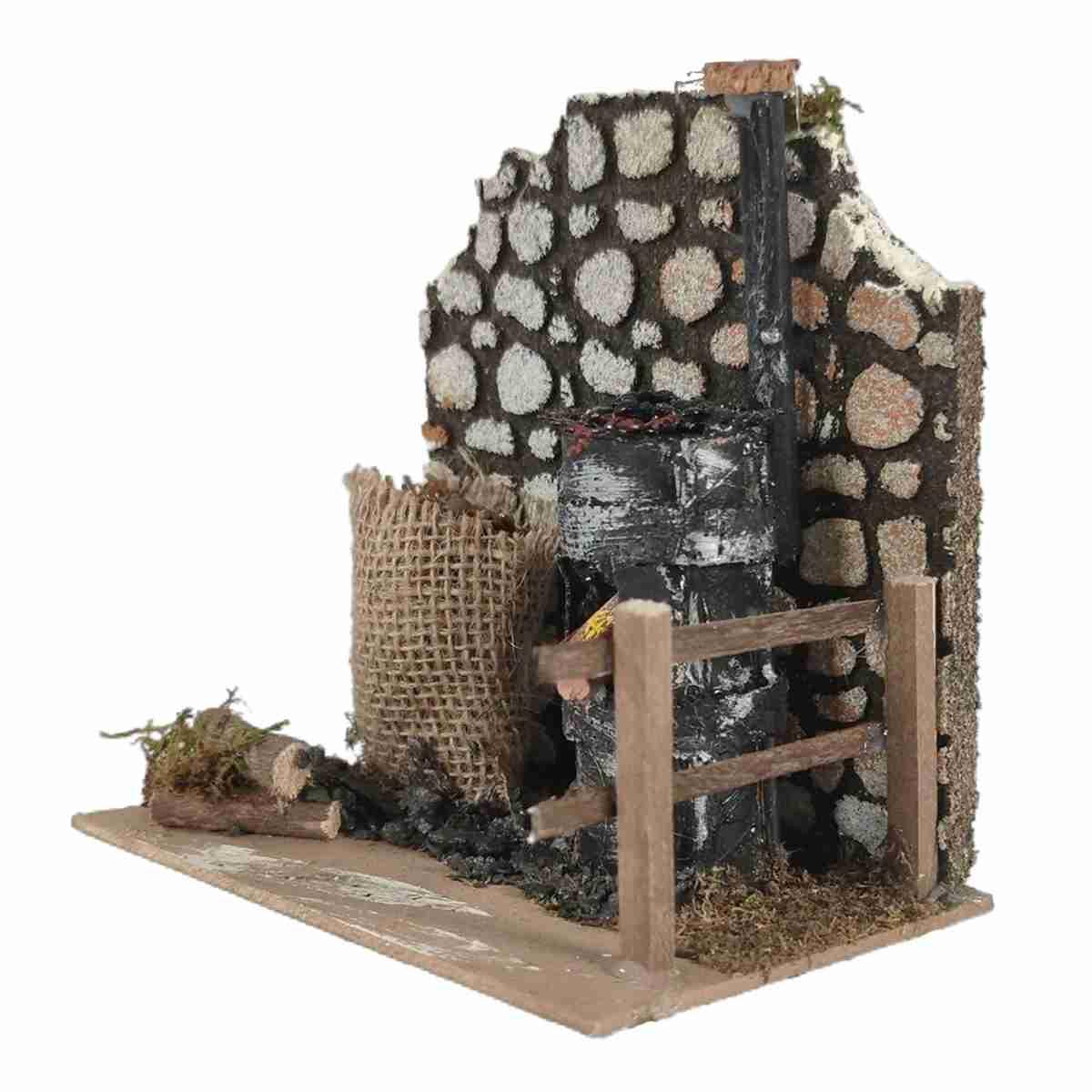 Fuoco presepe elettrico effetto fiamma castagnaro
