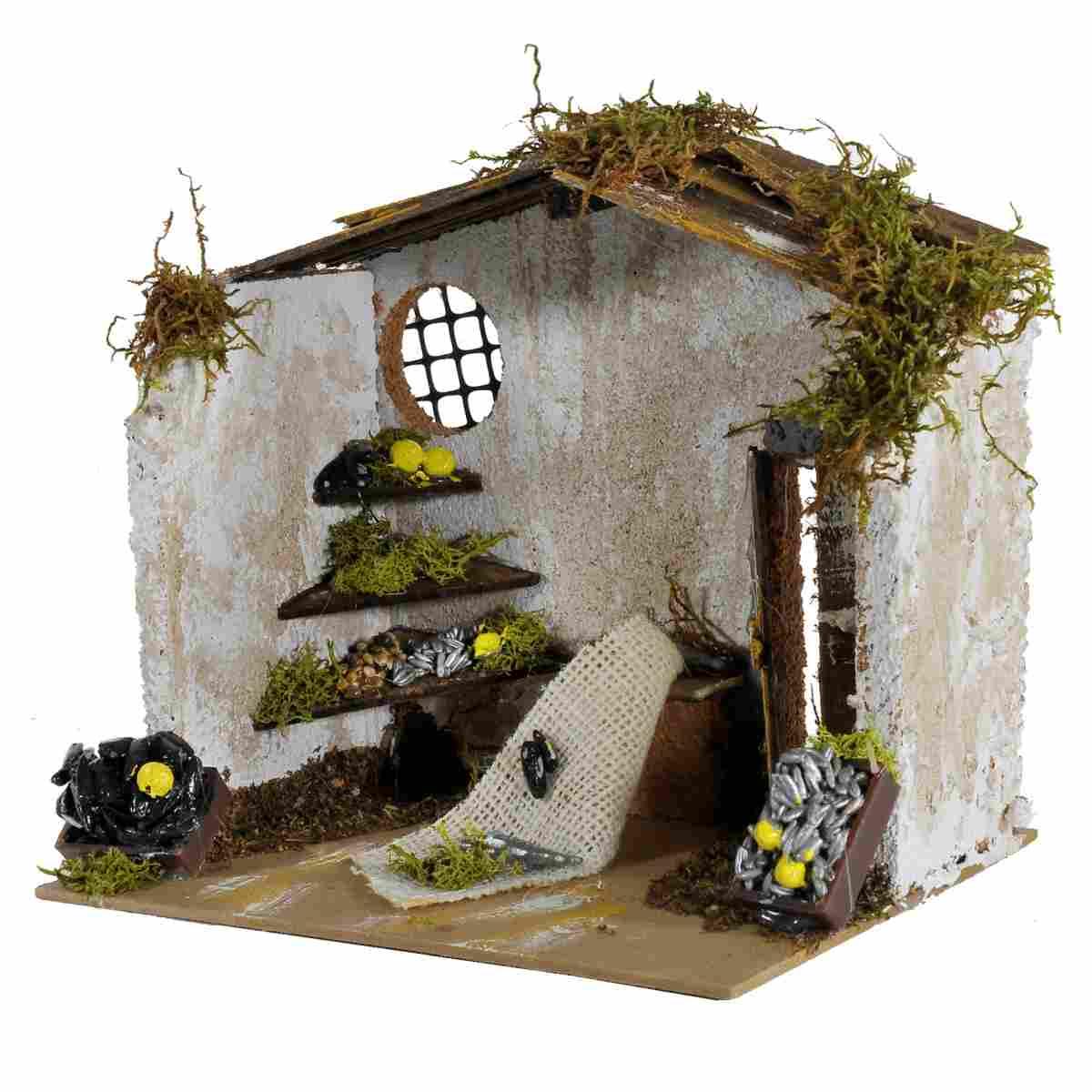 Bottega presepe pescivendolo