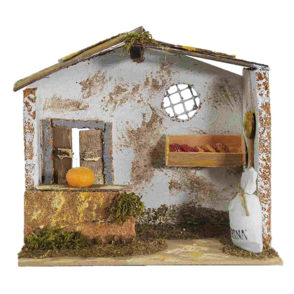 Bottega presepe panettiere
