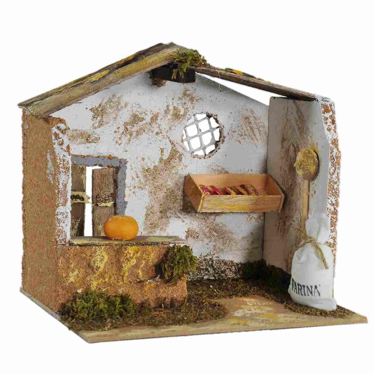 Bottega presepe panettiere