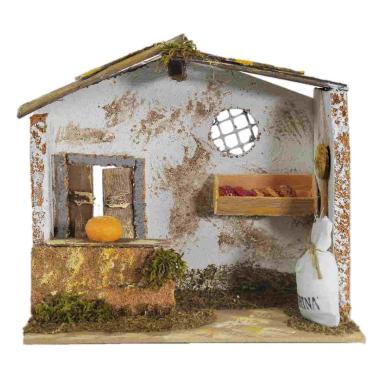 Bottega presepe panettiere