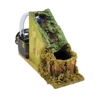 Cascata presepe elettrica acqua pompa modello a 6 cm