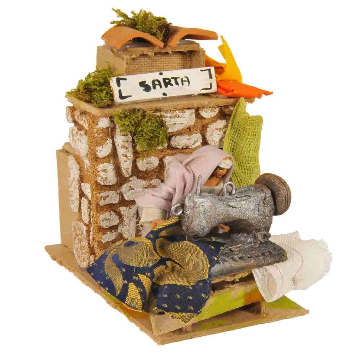Statua presepe 8 cm movimento sarta