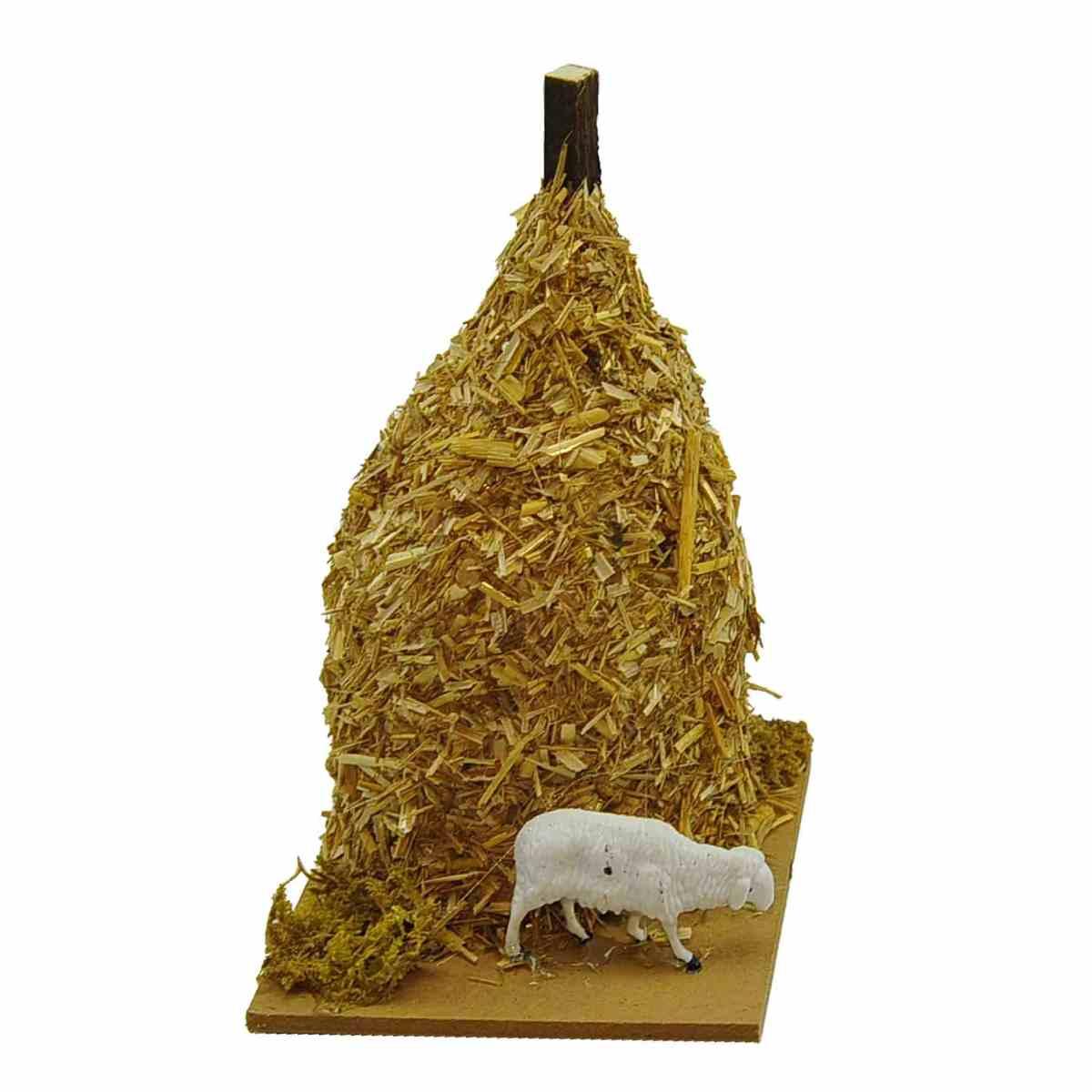 Covone presepe paglia pecora