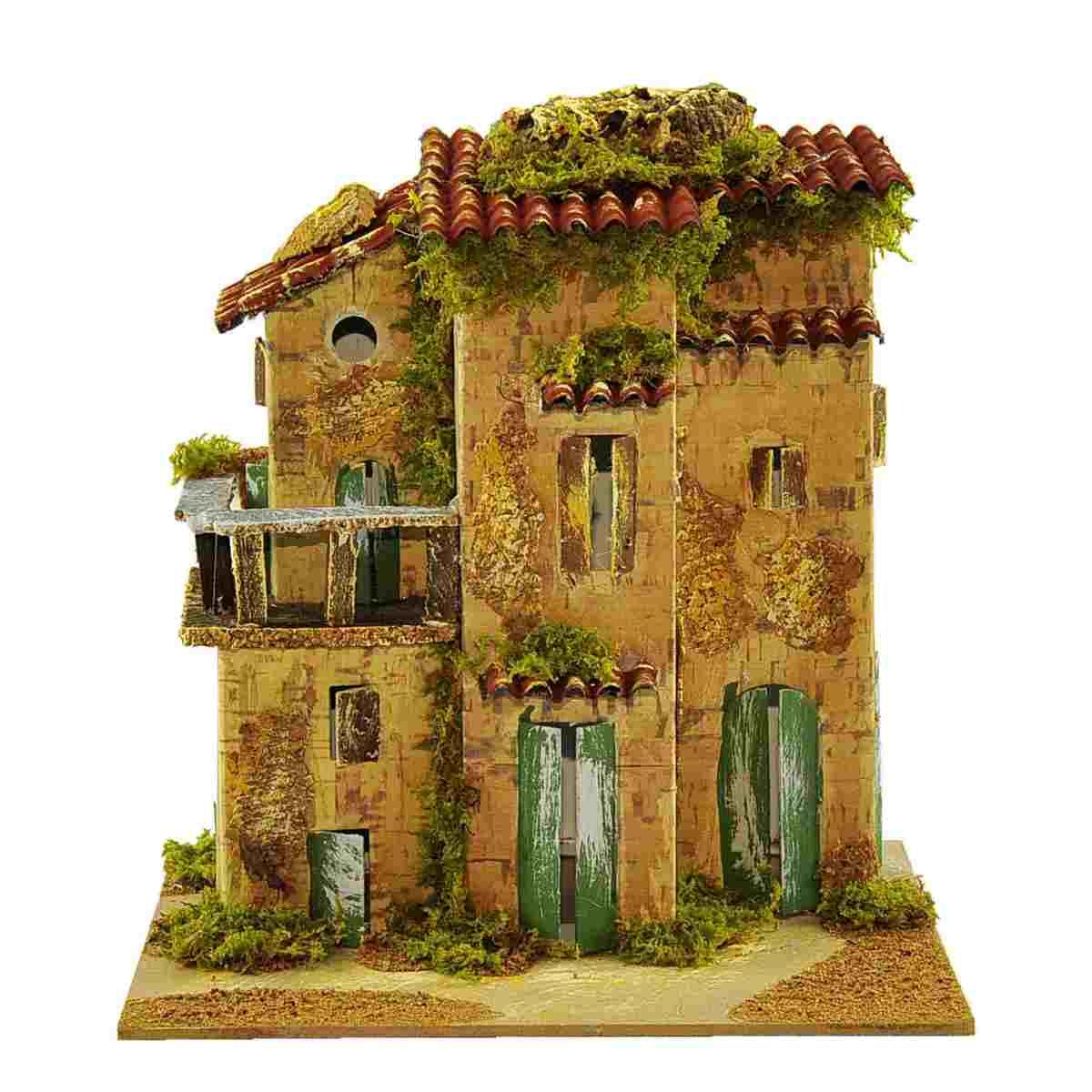 Casetta presepe balcone