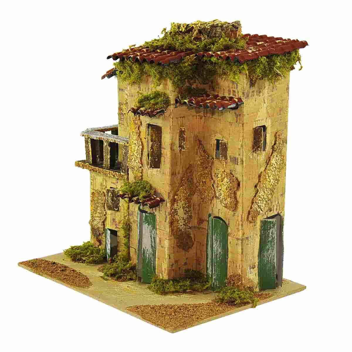 Casetta presepe balcone