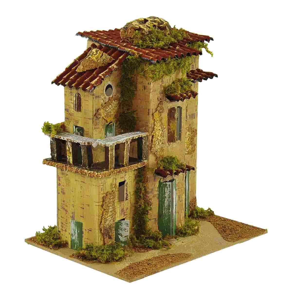 Casetta presepe balcone