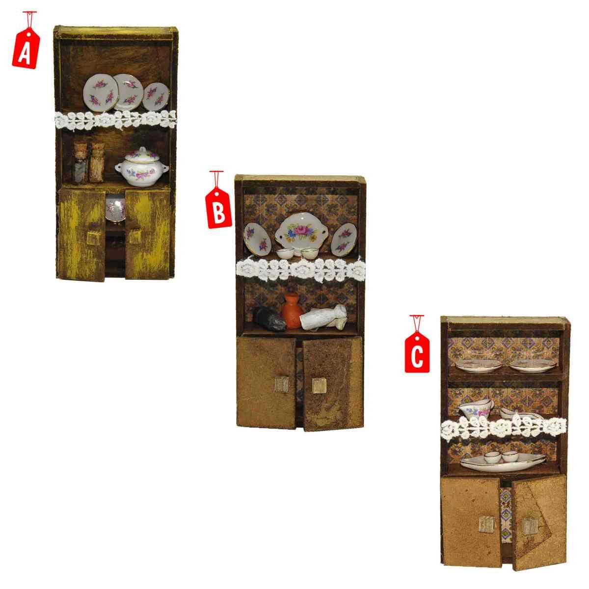 Bottiglia presepe mini