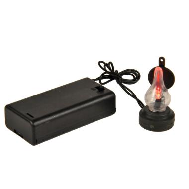Lanterna presepe luce rossa batteria 3 modello v
