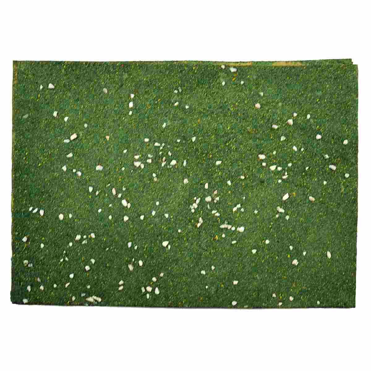 Tappeto presepe verde sassi