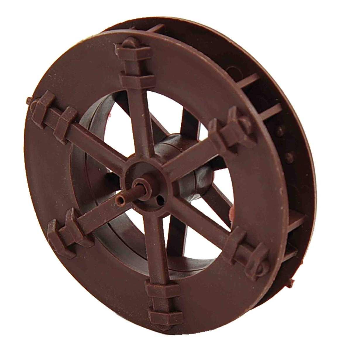 Ruota presepe mulino acqua marrone
