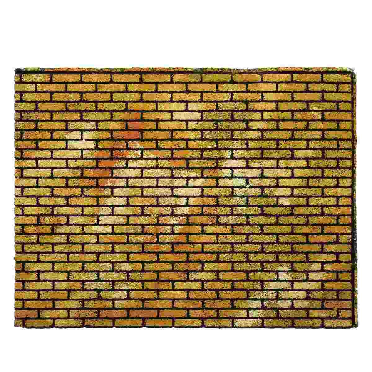 Pannello presepe sughero muro mattoncini