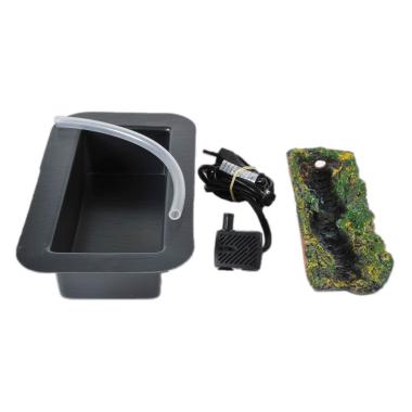 Cascata presepe elettrica acqua kit vaschetta ruscello pompa tubo modello a