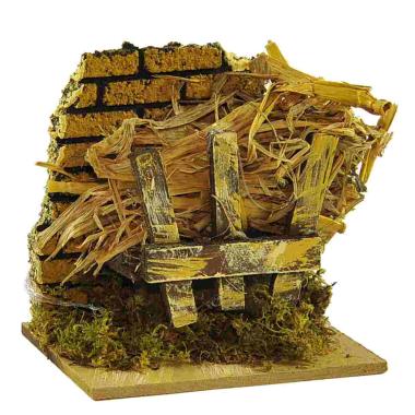 Ambientazione presepe mangiatoia